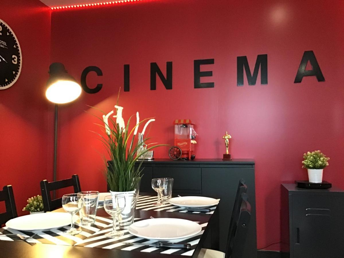 Appartement Cinema Video-Projecteur Et Garage 翁弗勒尔 外观 照片
